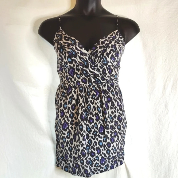 charlie jade Dresses & Skirts - Gorgeous 100% silk animal print dress NWT 😍
